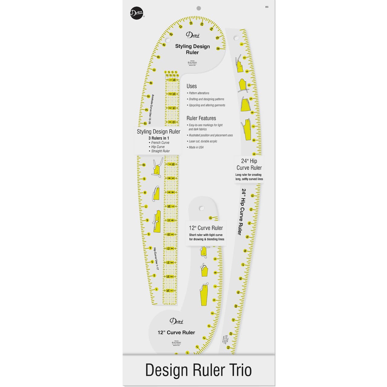 Dritz&#xAE; Design Ruler Trio Set